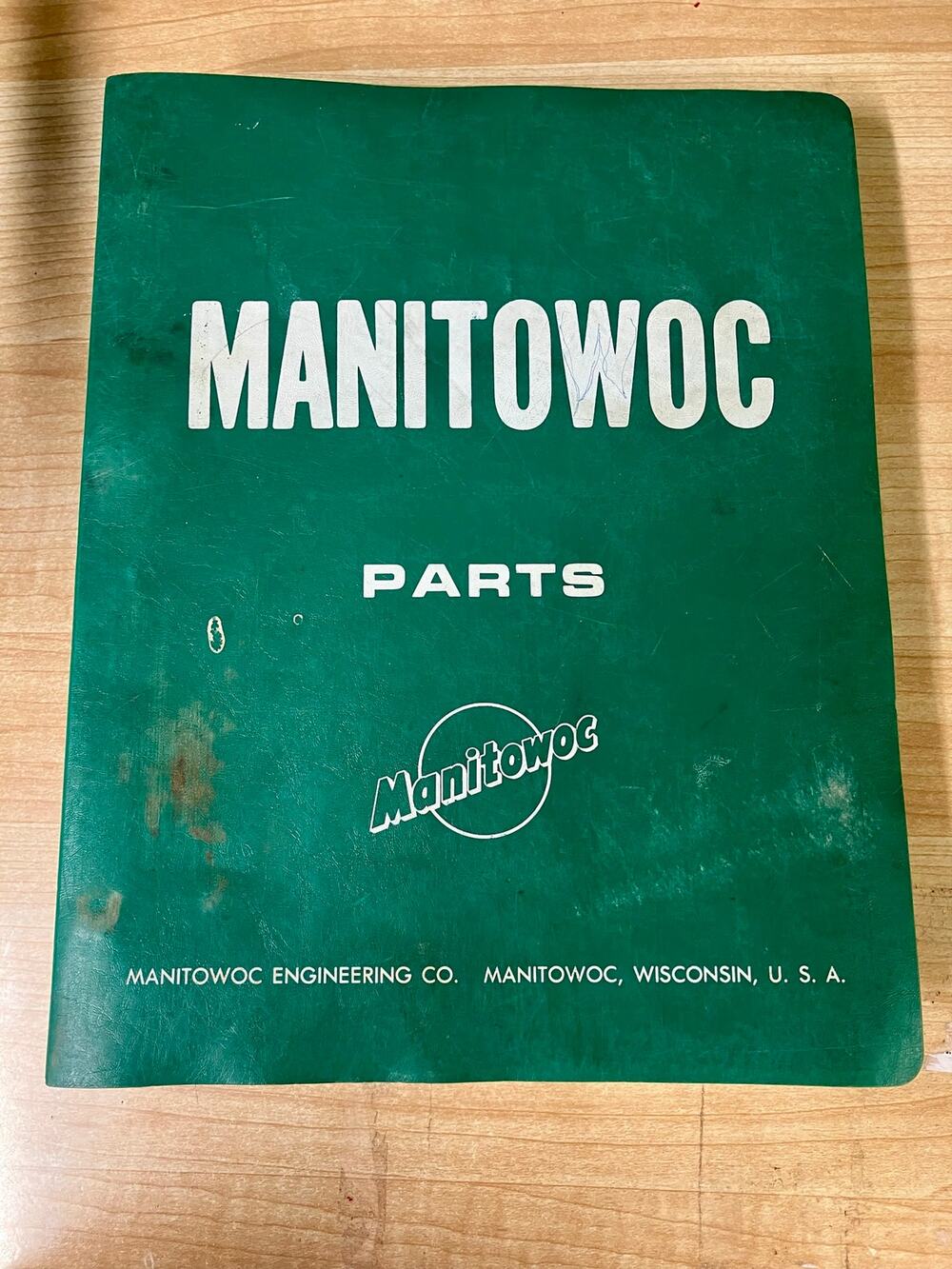 Manitowoc Parts Manual.